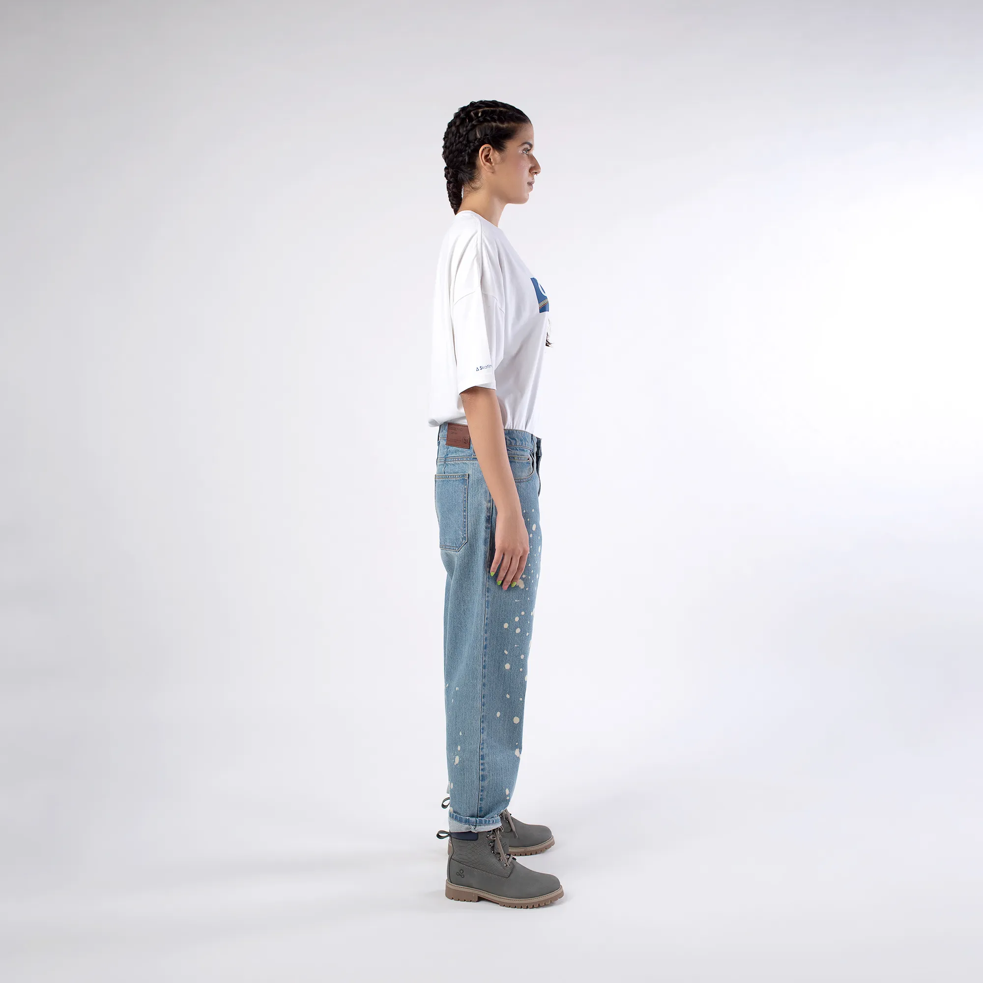 Straight outta Osaka white tee - Thumbnail 11