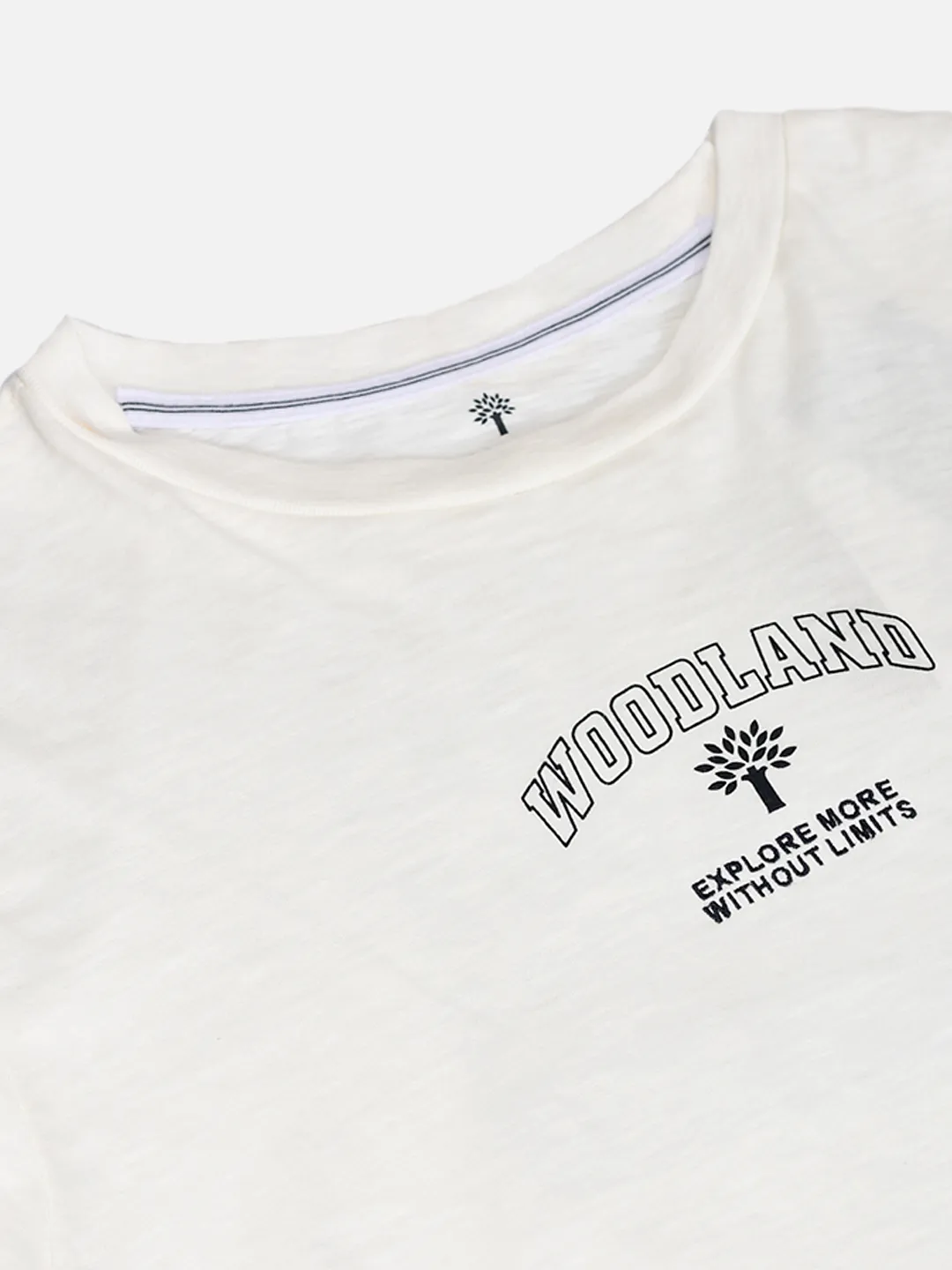Men Owhite Signature Print Crew Neck T-Shirt 5