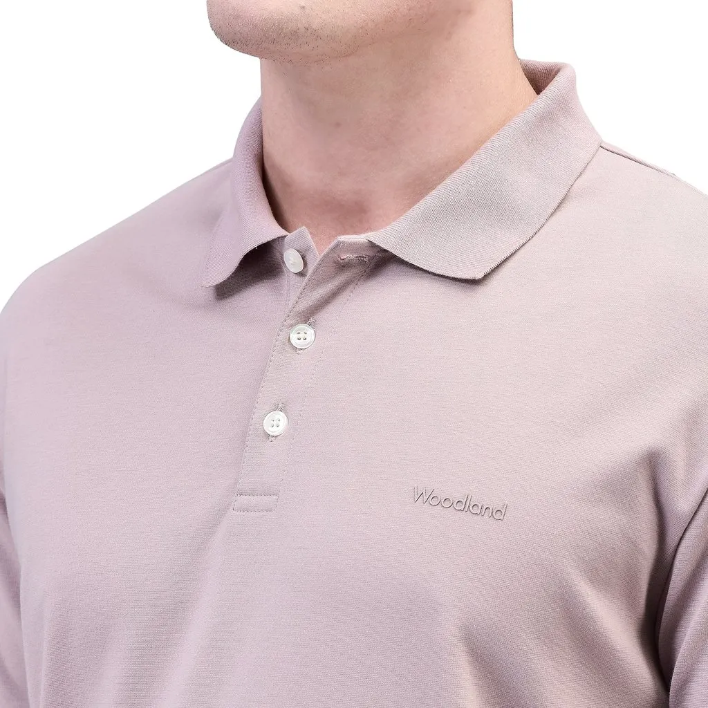 Pinkish Brown Polo T-shirt for Men - Thumbnail 5
