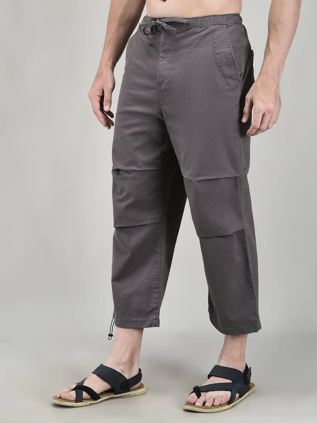Steel Grey Flex Track Pants - Thumbnail 3