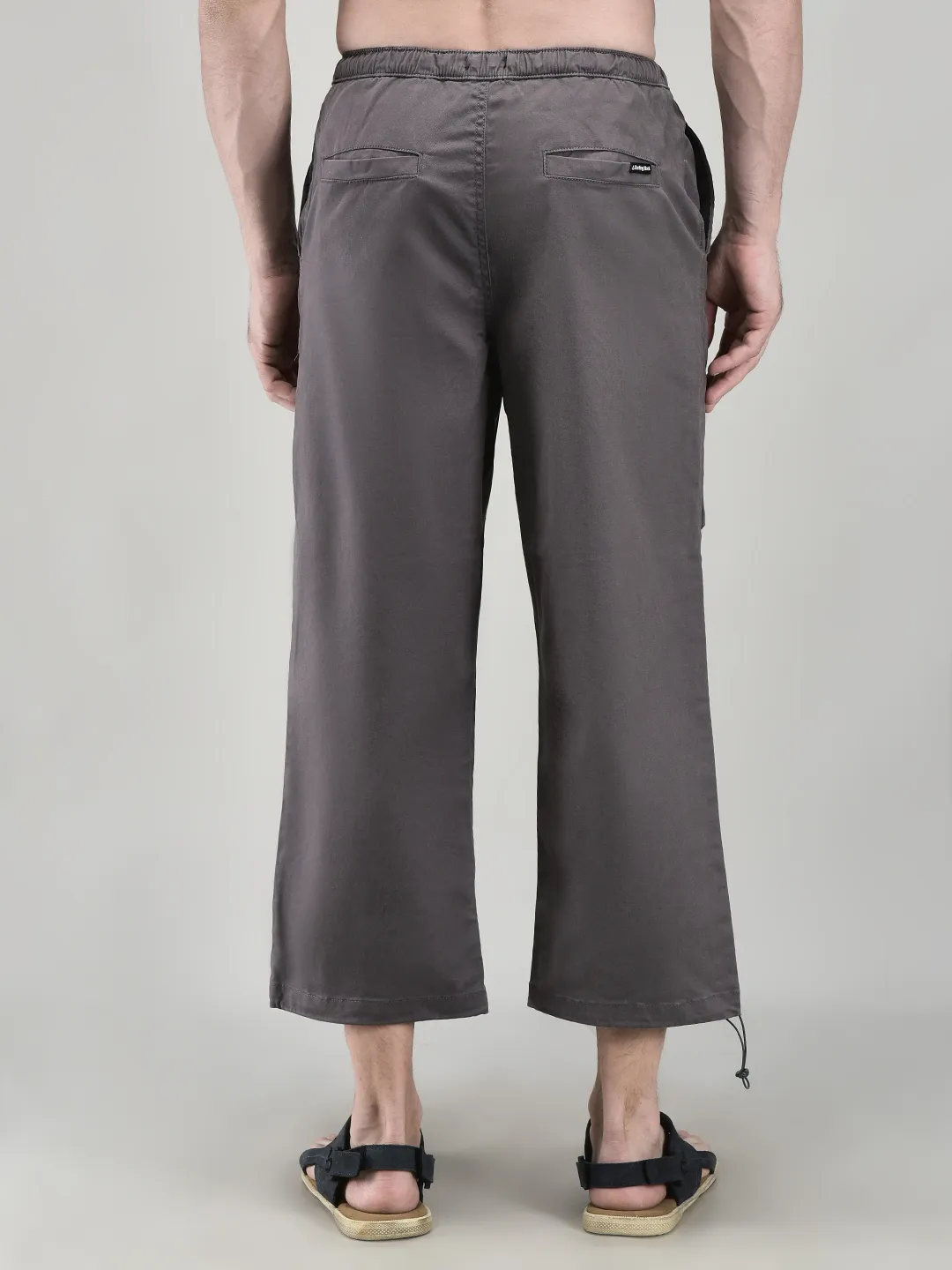 Steel Grey Flex Track Pants - Thumbnail 6