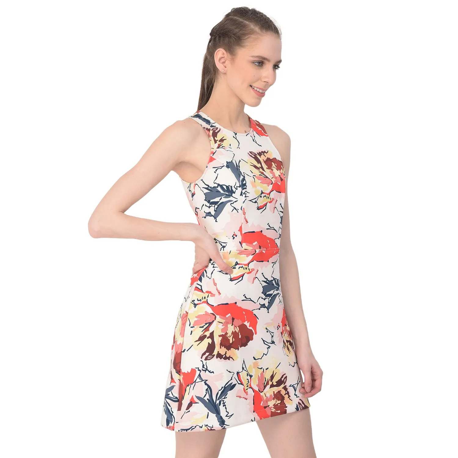 Floral dress for women - Thumbnail 6