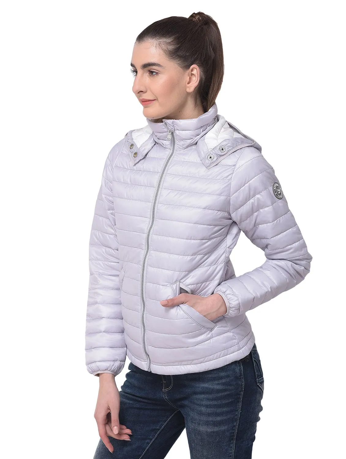 Silver grey full sleeves jacket - Thumbnail 6