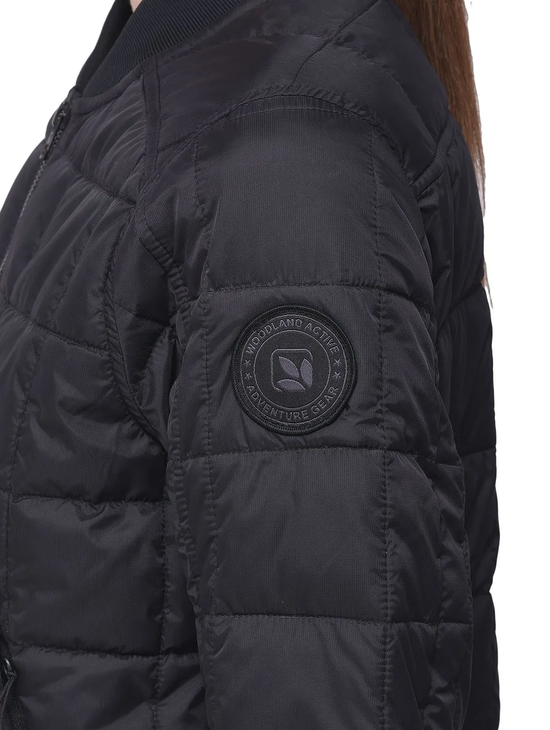 BLACK Quilted Jacket - Thumbnail 4
