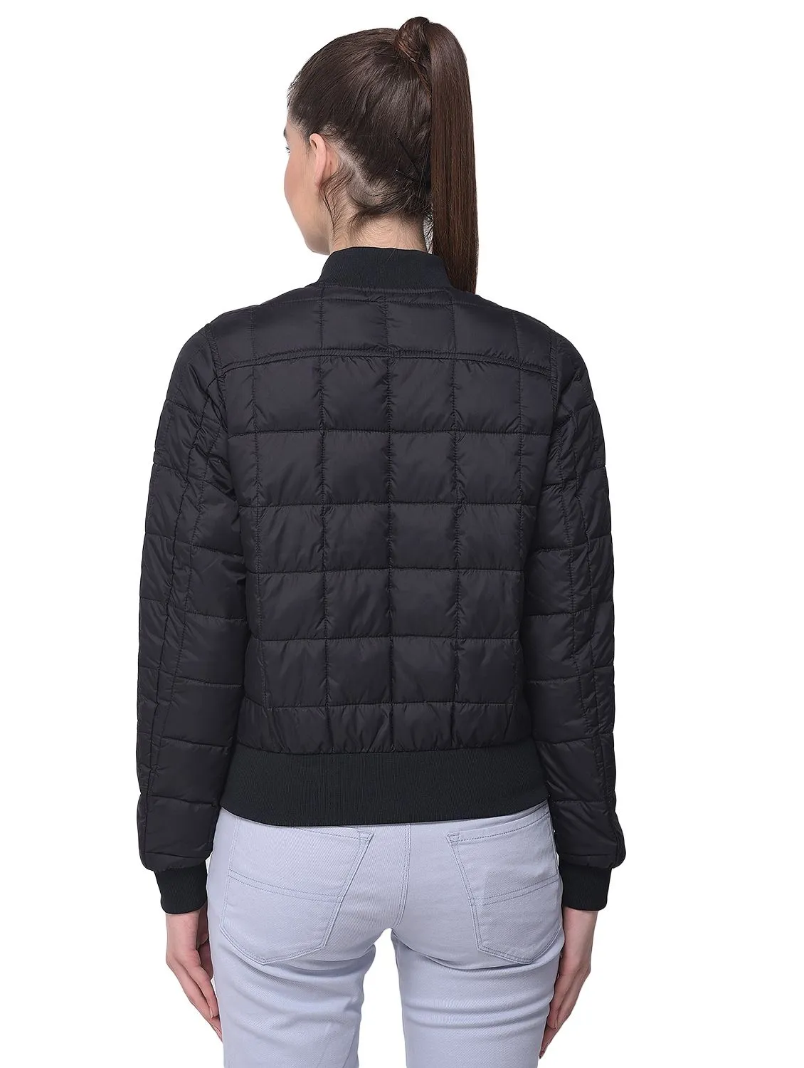 BLACK Quilted Jacket - Thumbnail 5