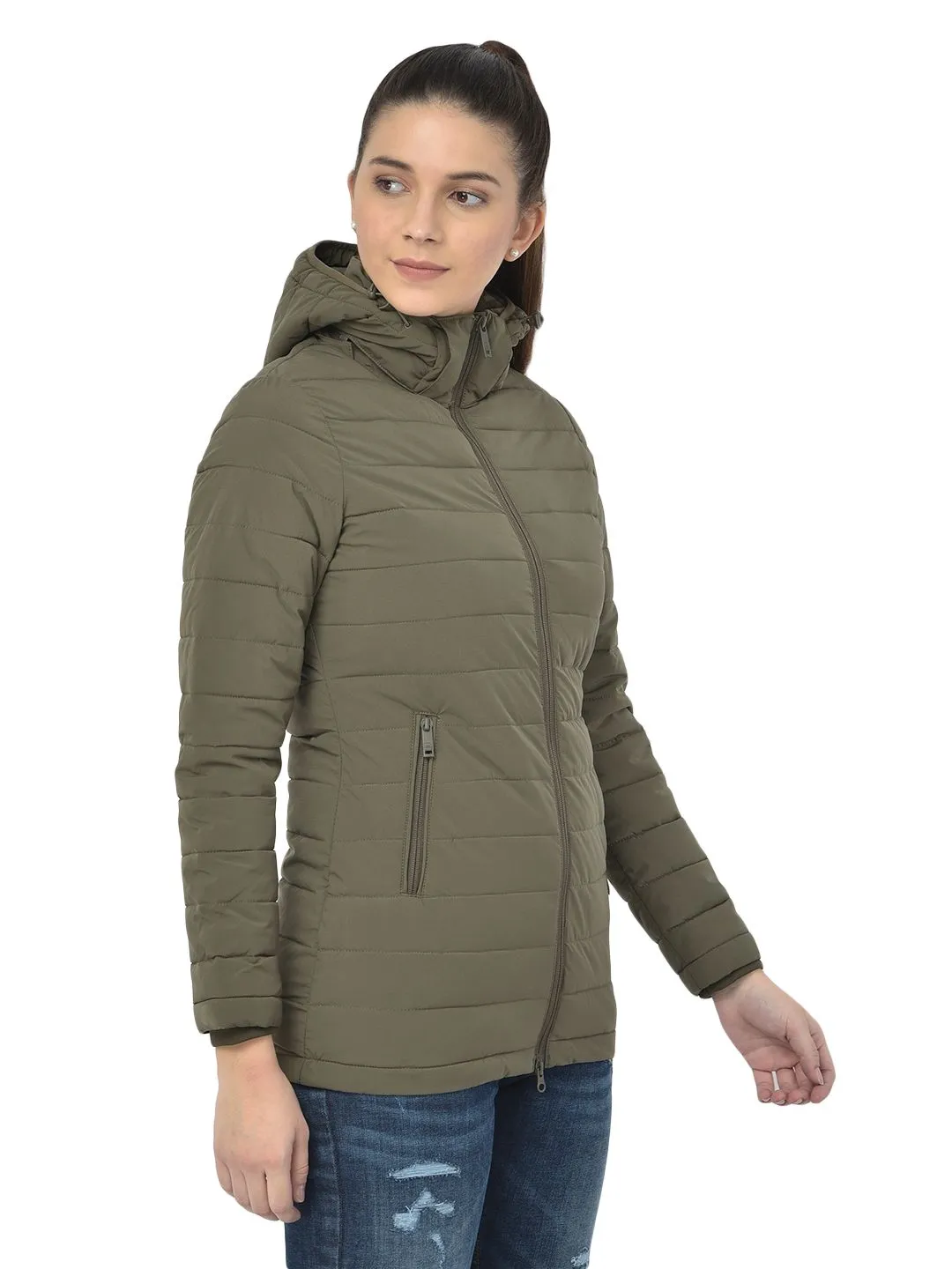 Woodland Olive Long jacket - Thumbnail 2