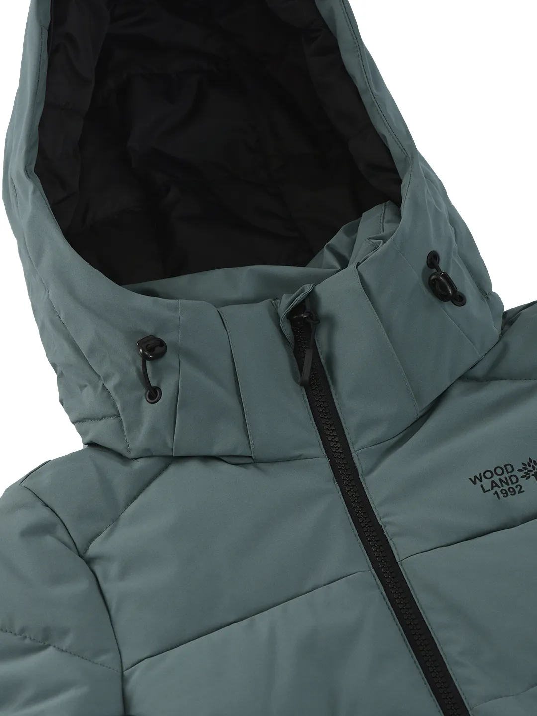Green jacket for ladies with hood - Thumbnail 5