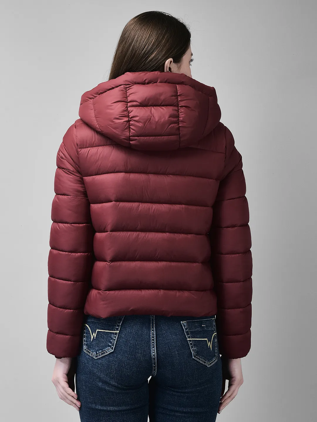 Pomegranate jacket for ladies with hood - Thumbnail 6