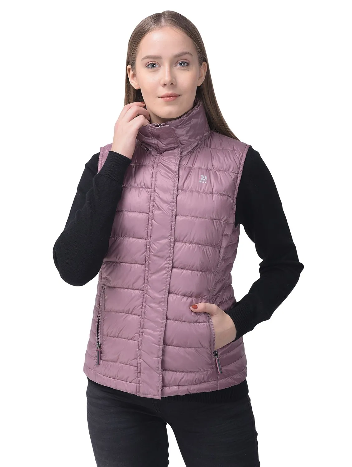 Wistful mauve quilted sleeveless jacket - Thumbnail 2