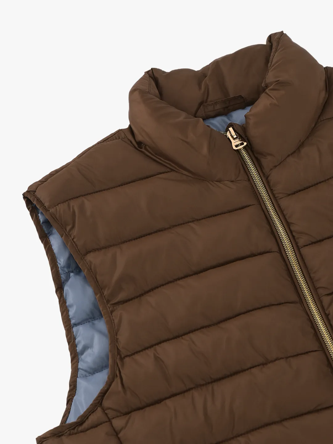 Woods Ladies Copper Quilted Sleeveless Jacket - Thumbnail 5