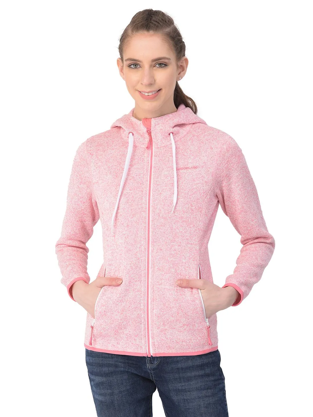 Pink multi sweatshirt for women - Thumbnail 2