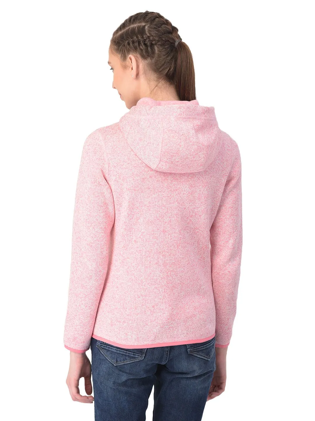 Pink multi sweatshirt for women - Thumbnail 4