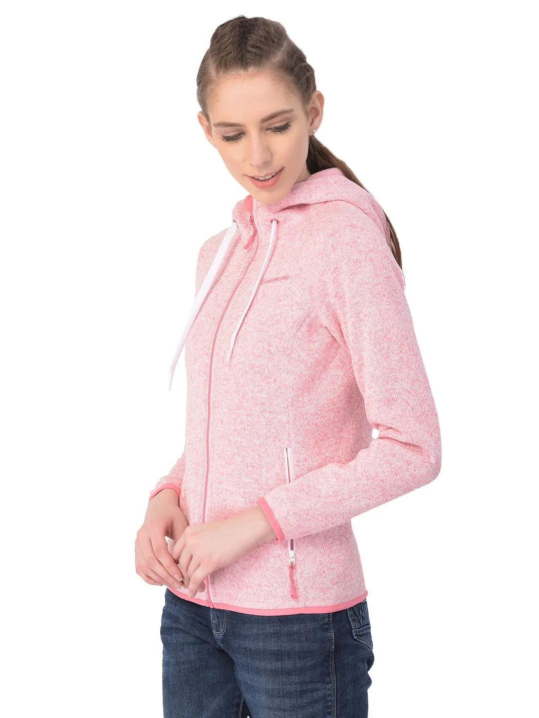 Pink multi sweatshirt for women - Thumbnail 5