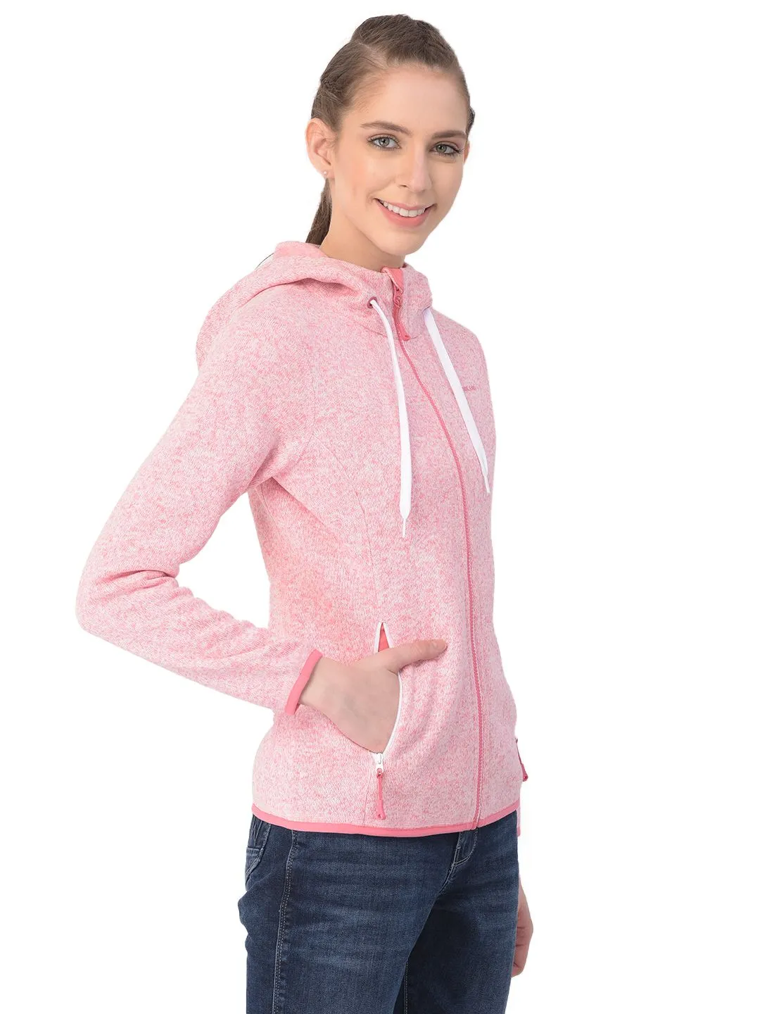 Pink multi sweatshirt for women - Thumbnail 6