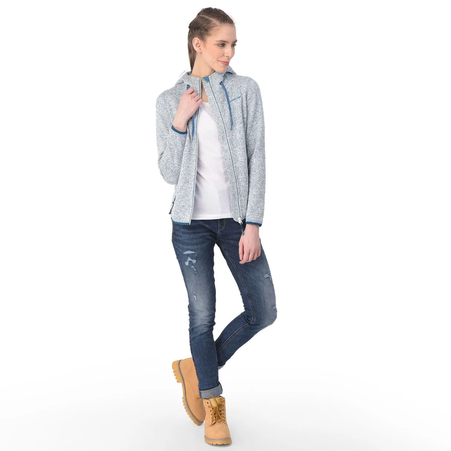 Blue sweatshirt for women - Thumbnail 5