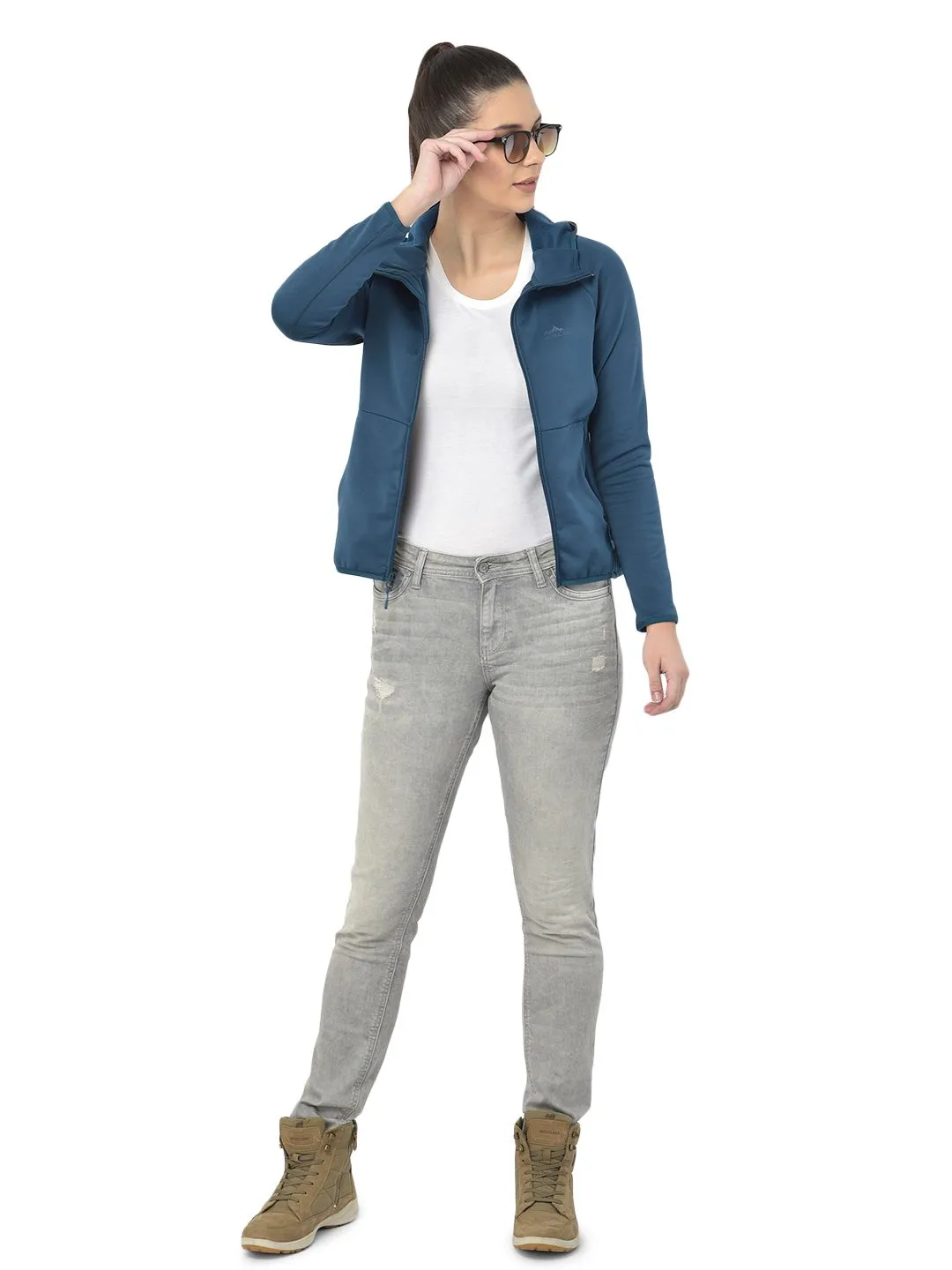 Woodland INDIGO BLUE  Hoodie for women - Thumbnail 6