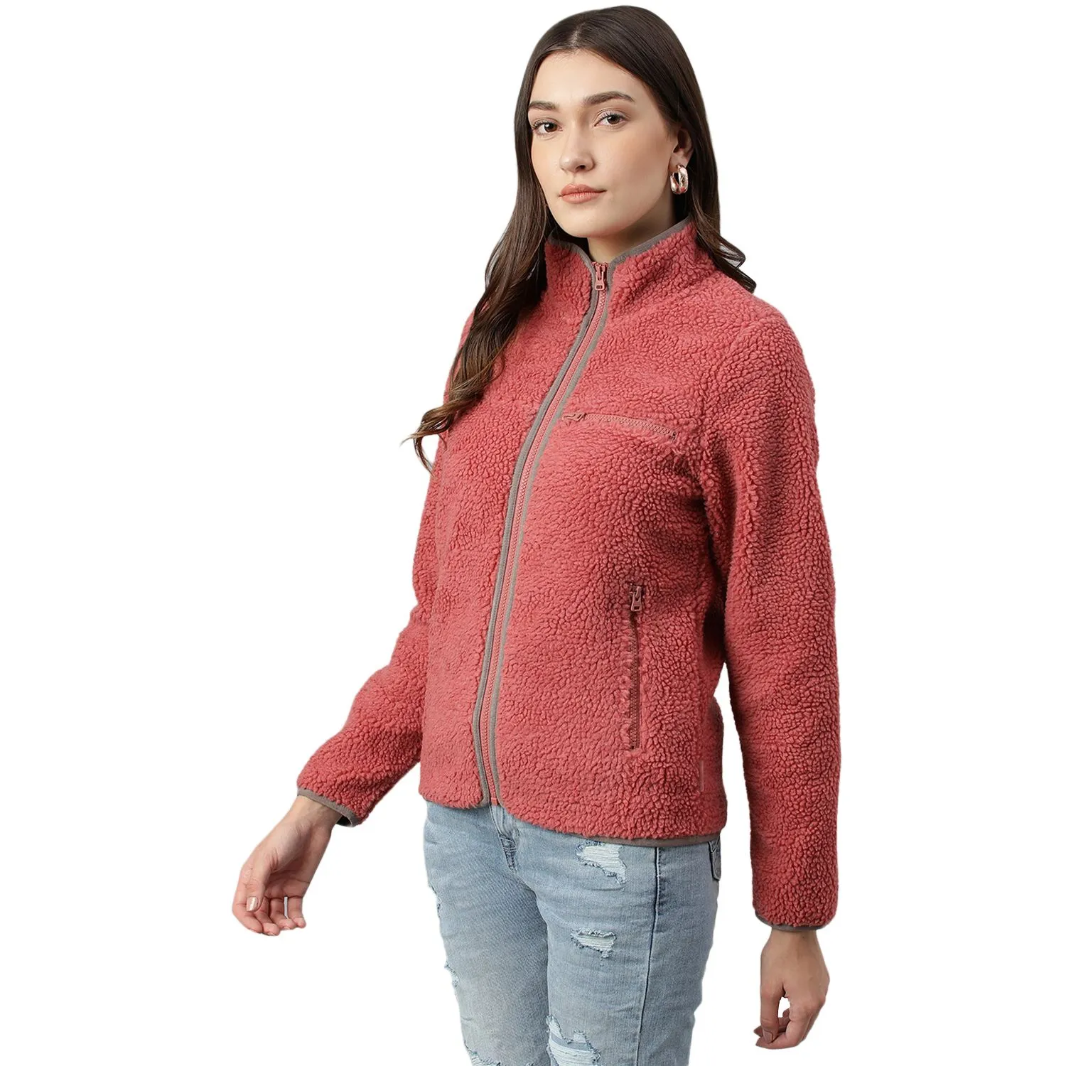 Faded Rose sweatshirt for women - Thumbnail 2