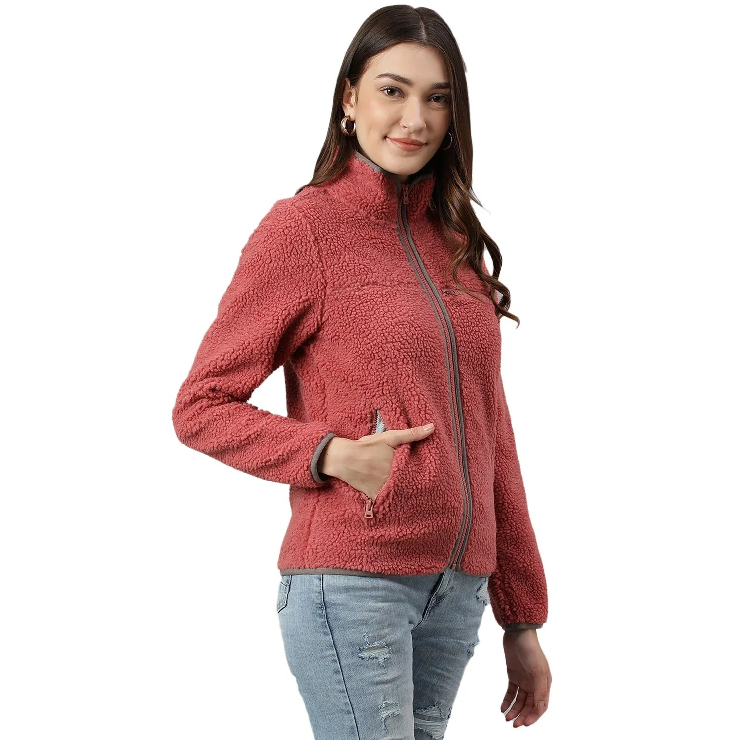Faded Rose sweatshirt for women - Thumbnail 3