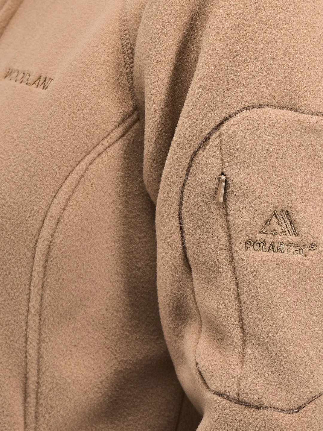 Woodland Caramel Cozy Fleece Women Zipper Jacket  - Thumbnail 5