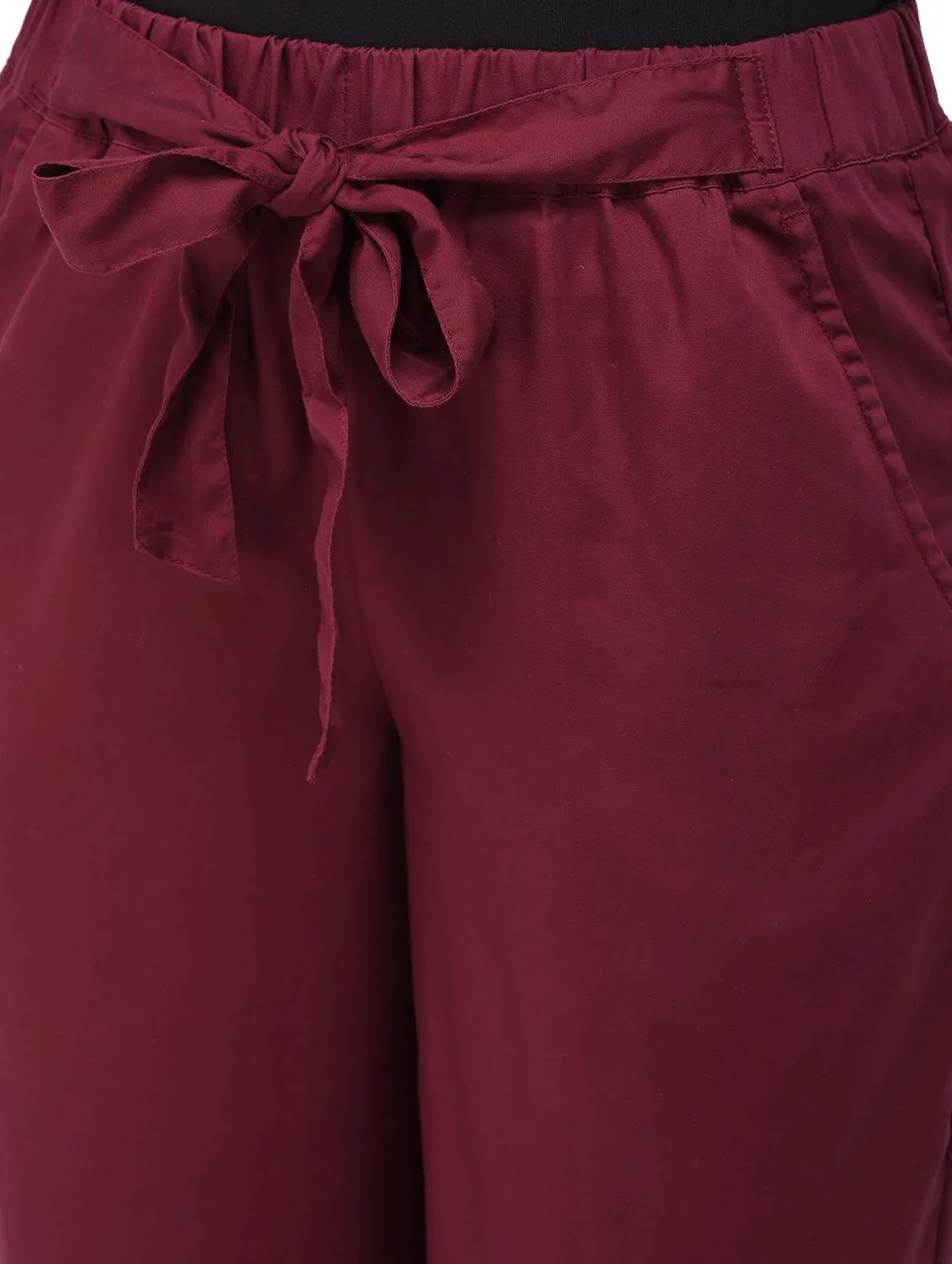 Wine culottes for women - Thumbnail 3