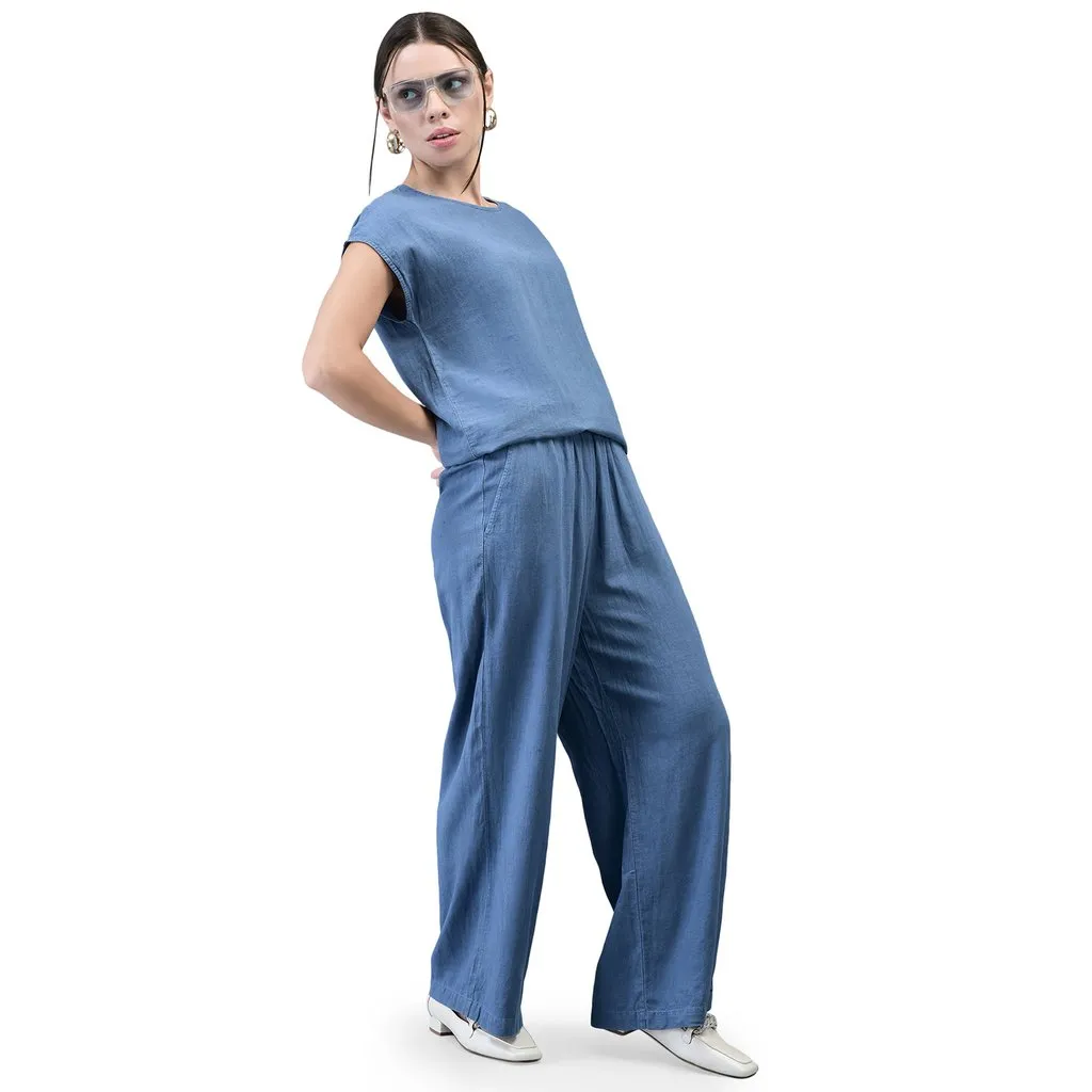 Woods Women Blue Trouser  - Thumbnail 7