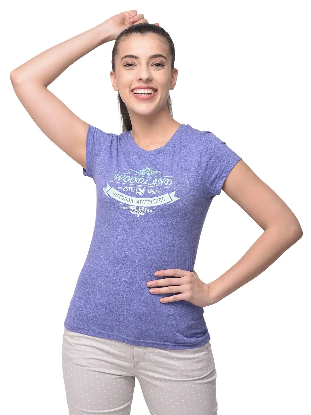 VOILET STONE round neck t-shirt - Thumbnail 2