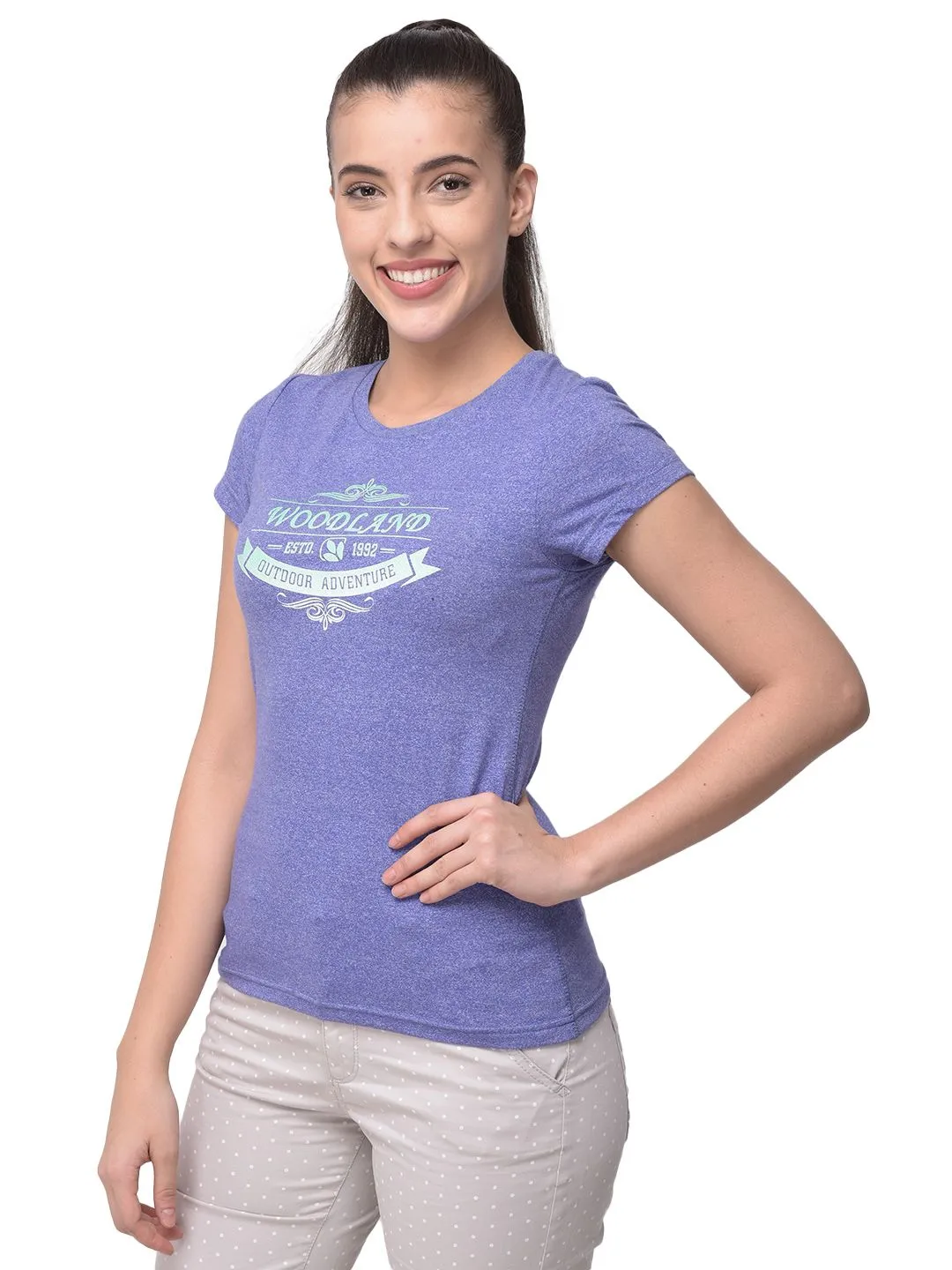 VOILET STONE round neck t-shirt - Thumbnail 5