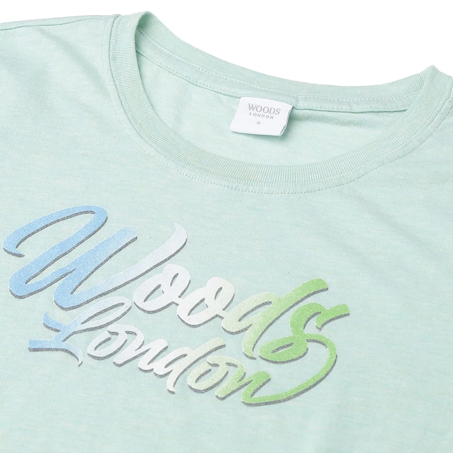 Lgreen round neck t-shirt for women - Thumbnail 2