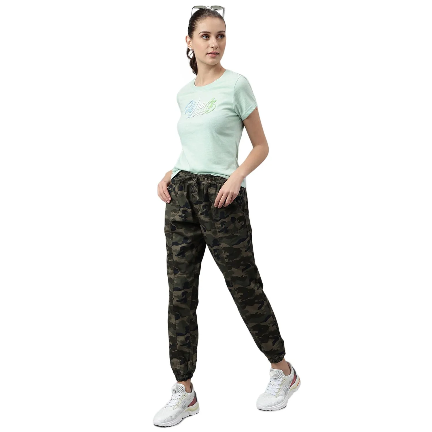 Lgreen round neck t-shirt for women - Thumbnail 7