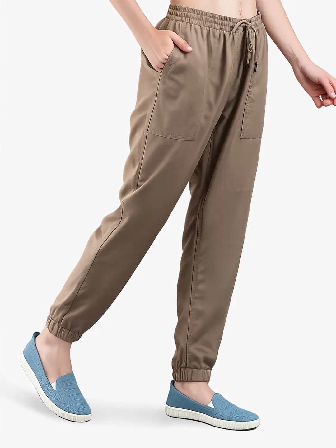 Incense Brown Lyocell Ladies Track Jogger 3