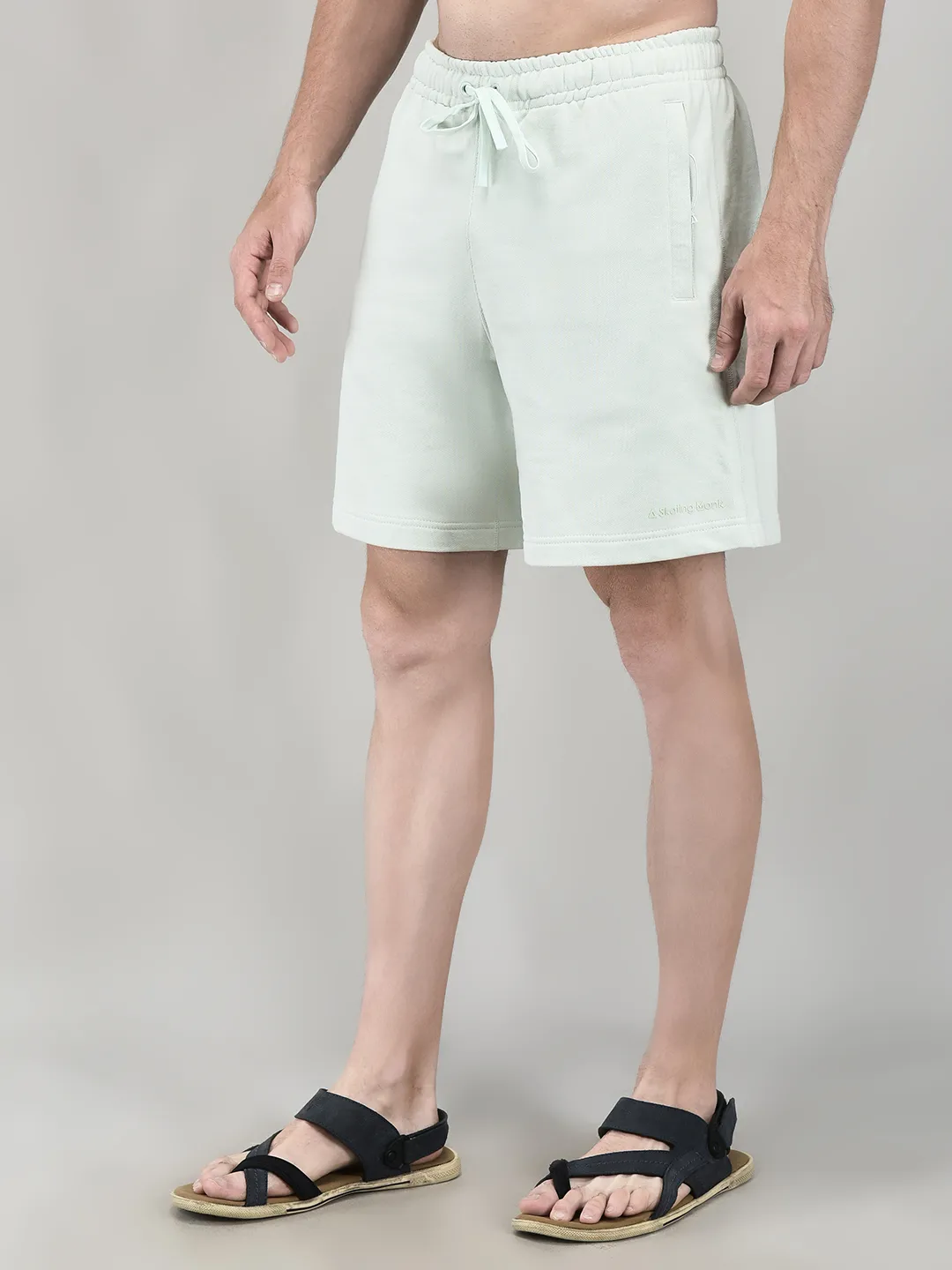 Lily Green Cotton Streetwear Shorts - Thumbnail 3