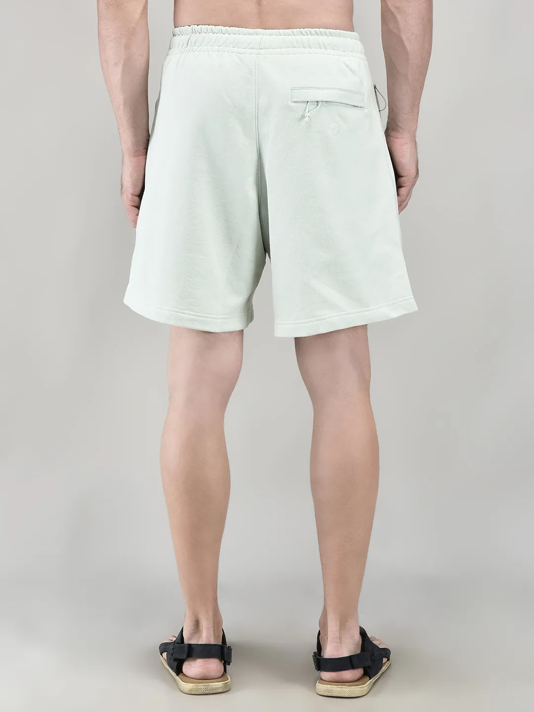 Lily Green Cotton Streetwear Shorts - Thumbnail 6