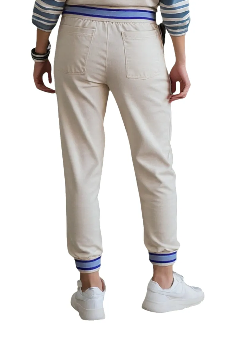 Vanilla Unisex Cotton Track Bottom Trousers  - Thumbnail 3