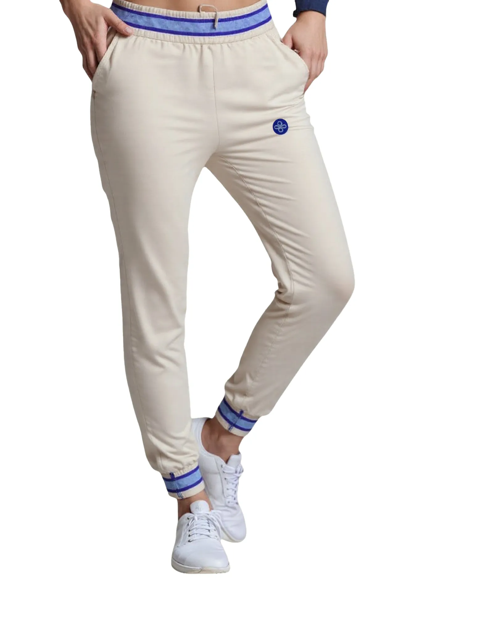 Vanilla Unisex Cotton Track Bottom Trousers  - Thumbnail 4