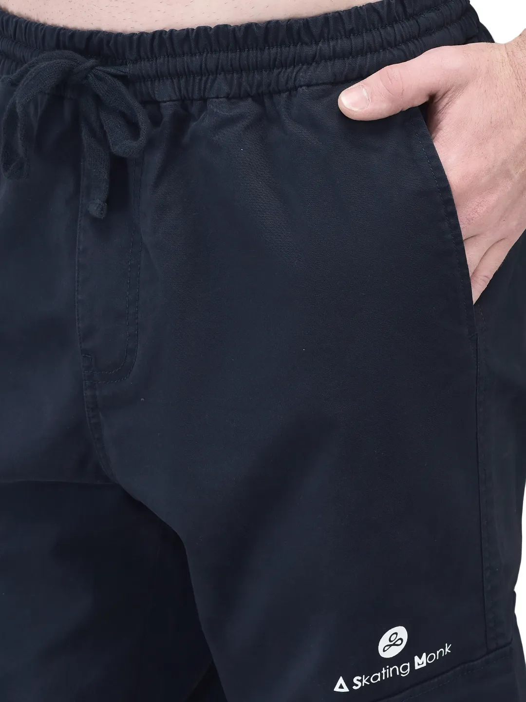 Navy Fire Print Joggers - Thumbnail 5