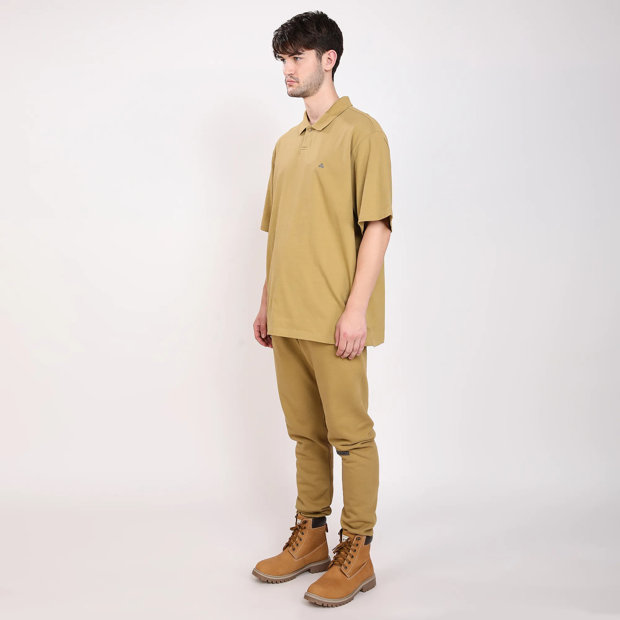 Gold Unisex Cotton Polo T-Shirt - Thumbnail 11