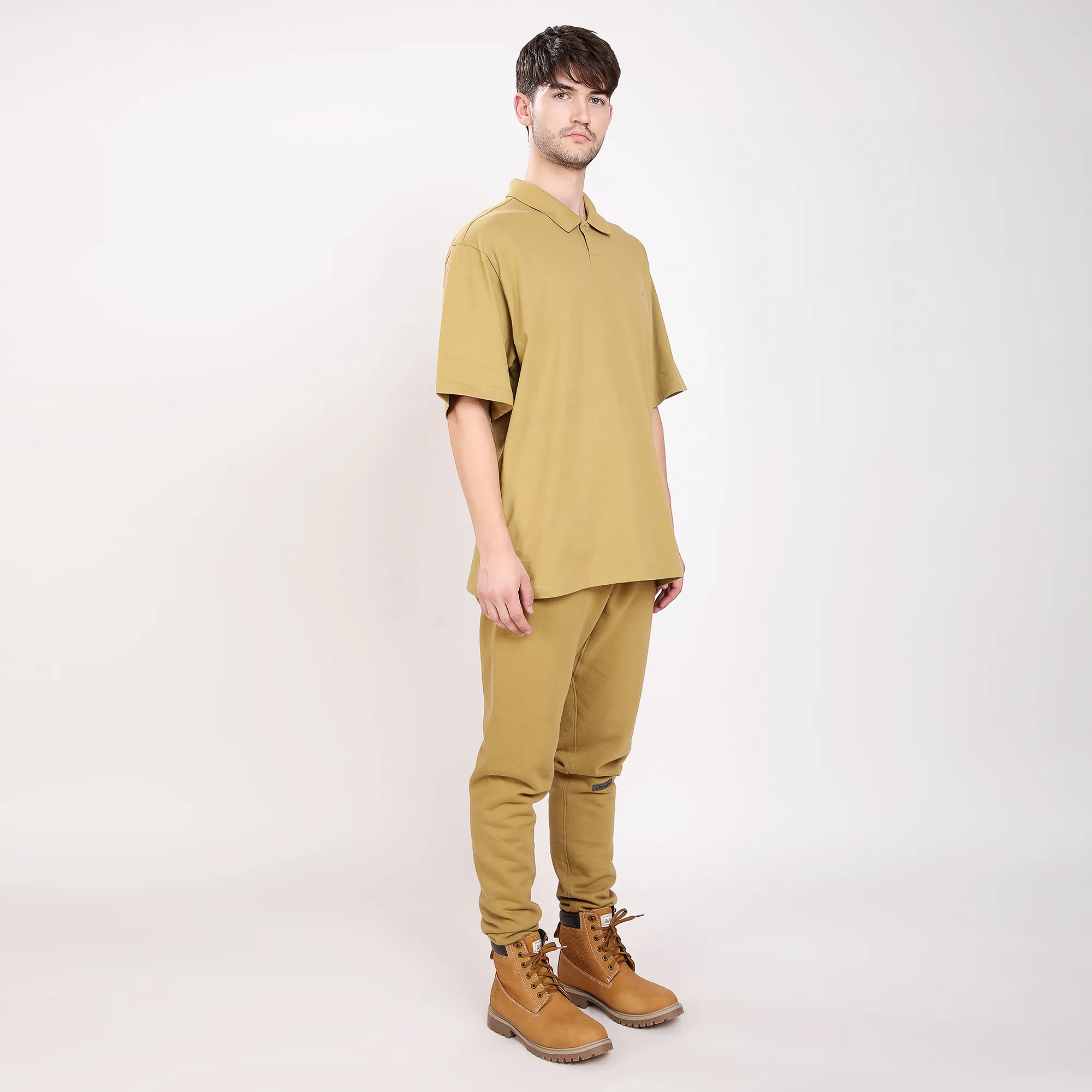 Gold Unisex Cotton Polo T-Shirt - Thumbnail 13