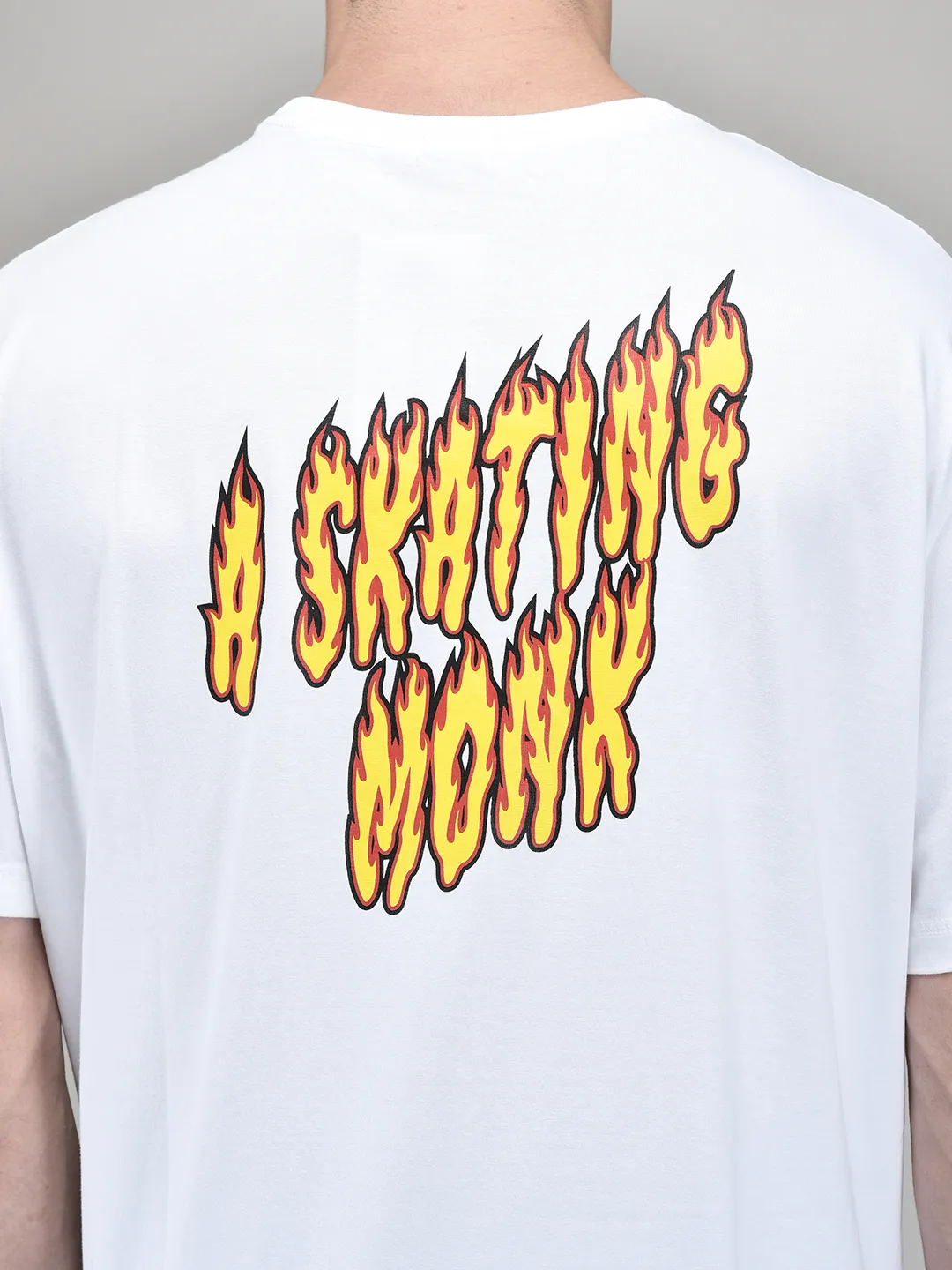 ASM Classic White Cotton Round Neck T-Shirt - Thumbnail 7