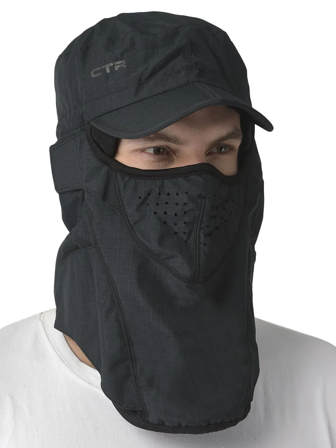 Black Unisex Balaclava - Thumbnail 2