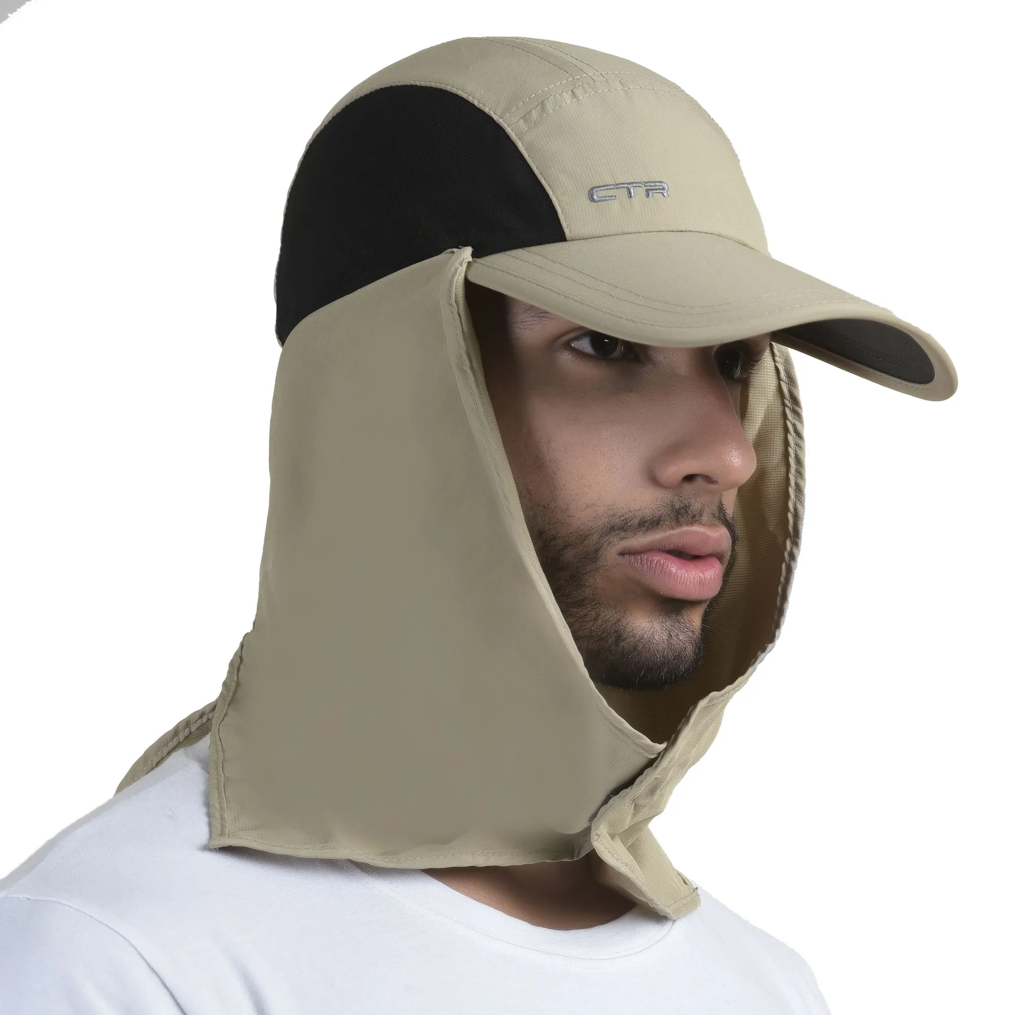 Khaki Unisex cap - Thumbnail 3