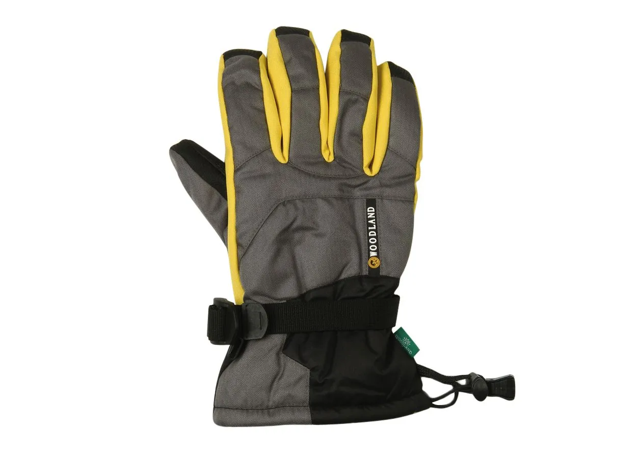 Yellow unisex gloves - Thumbnail 3