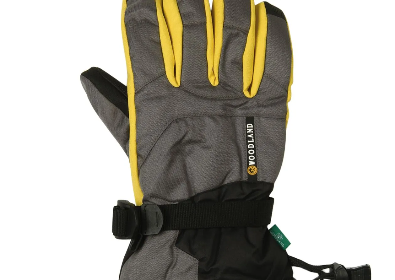 Yellow unisex gloves - Thumbnail 4